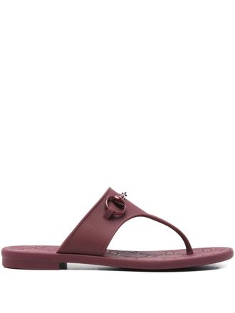 Gucci Horsebit Thong Sandals-Donna