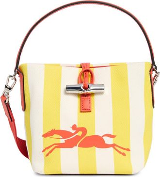 Longchamp Essential Transit Bucket Bag in Yellow/White at Nordstrom Rack