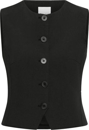Part Two Vest - Dames - Gillet - Zwart - 3XL - Kostuums