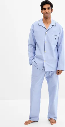 Polo Ralph Lauren Polo Shirt Ralph Lauren - Mens Blue heather piped pyjama set