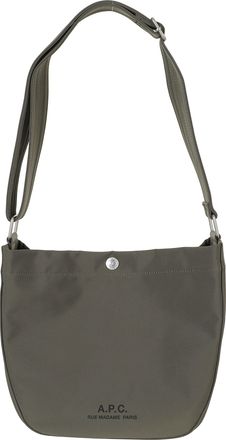 A.P.C. Small Journal Green Snap Shoulder Bag