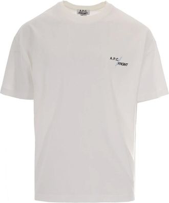 A.P.C. Hombre, Camisetas, Blanco, Talla: M