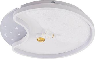 Lindby Lámpara de techo led Kosmo en Blanco Plástico - Lindby