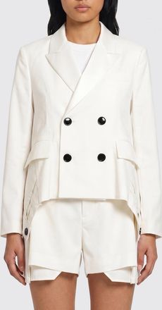 sacai Blazer di lana a doppiopetto Sacai