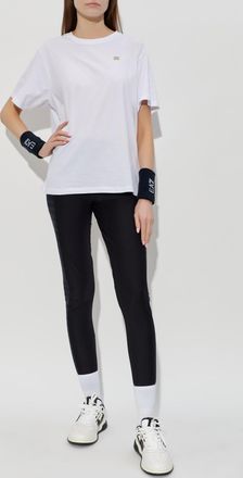 Emporio Armani T-shirt With Logo Patch, Womens, White