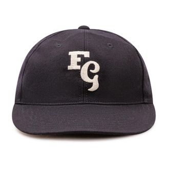 Fear of God Baseballpet met logo-borduursel - Heren - Petten - Blauw - S - Katoen - Accessoires