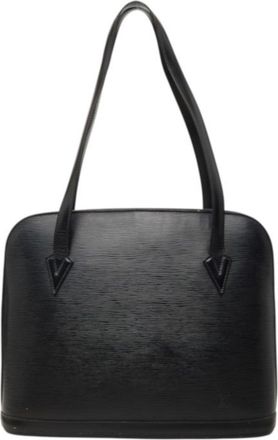 Louis Vuitton Epi Black Noir Leather Shoulder Bag Tote Bag (Pre-Owned)