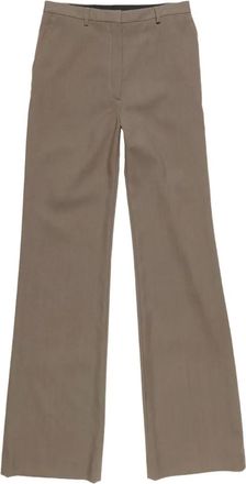 Acne Studios button trousers - women - Wool/Nylon/Viscose - 36 - Neutrals