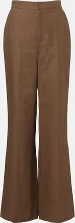 Ralph Lauren Collection Dean linen wide-leg pants