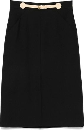 Valentino Garavani Buckle-Fastening Skirt