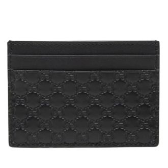 Gucci Pre-owned Wallets, female, Blue, Size: ONE SIZE Pre-owned Business Card Case