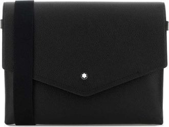 Montblanc Companion Crossbody Tas - Heren - Schoudertassen - Zwart - ONE Size - Leer - Tassen