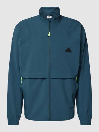 adidas Jacke im Colour-Blocking-Design in Petrol, Größe XXL