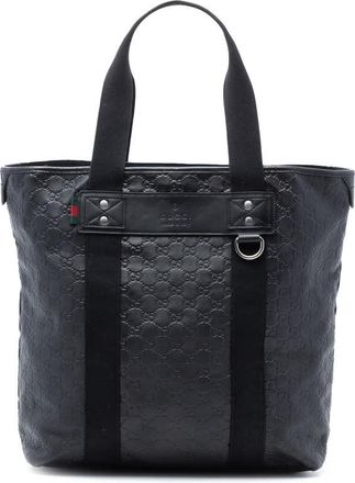 Gucci Pre-owned Gucci Guccissima Web Tote Unisex 268175 520981