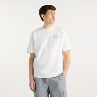 New Balance Uomo Archive Blueprint T-Shirt in Bianco, Cotone, Taglia XL