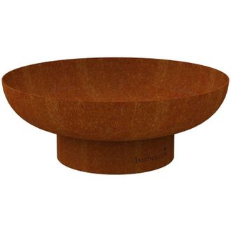 Barbecook braciere Jack 100 in acciaio corten pre-ossidato, braciere da esterno, 100x31,5 cm