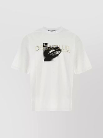 Dsquared2 logo print cotton t-shirt