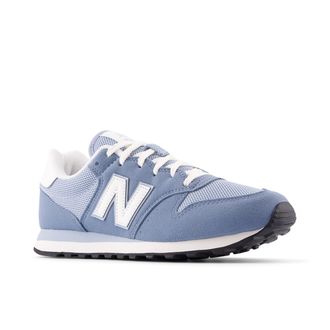 New Balance Sneaker NEW BALANCE 500, Damen, Gr. 37, grau, sea salt, Leder, Textil, mehrfarbig, Schuhe Sneaker