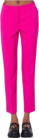 Silvian Heach Carrot Broeken - Dames - Vrijetijds broeken - Roze - 2XS - Polyester - Broeken