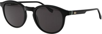 Lacoste Stijlvolle zonnebril voor een trendy look - Heren - Zonnebrillen - Zwart - 50 MM - Accessoires