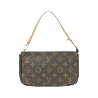 Louis Vuitton Pre-owned Mini Bags, female, Brown, Size: ONE SIZE Pre-owned Pochette Accessoires Monogram Pouch
