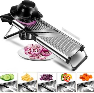 OEM Mandolina De Cocina, Mandolina De Cocina Multifunci&oacute;n Para Hacer Rebanadas Gruesas, Mandolina Multifunci&oacute;n Ajustable De Acero Inoxidable