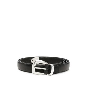 Eraldo Buckle-fastening Leather Belt
