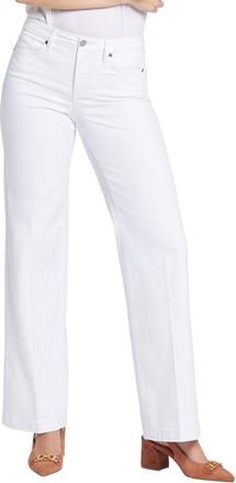 NYDJ Teresa Optic White Wide Leg Jean