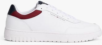 Tommy Hilfiger Mens Leather Mix Low-Top Sneaker - Multi - US 11.5 / EU 45