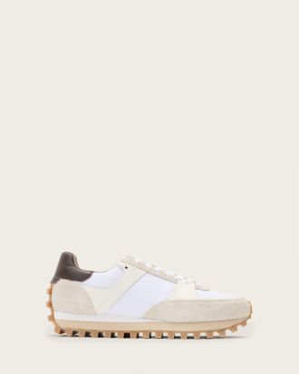 AllSaints Cow Leather Viggo Low Top Runner Trainers, Size: UK 9/US 10/EU 43