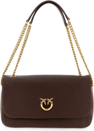 Pinko Shoulder Bag - female - PINKO - Shoulder Bags - Brown - ONE SIZE - Bags