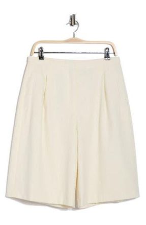 BOSS Tualy Tweed Shorts in Open White at Nordstrom Rack, Size 12