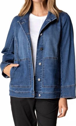 Habitat Stretch Adventure Jacket In Medium Denim