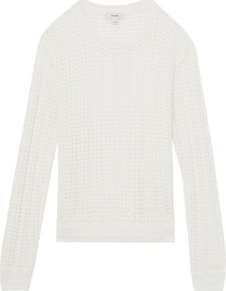 Reiss Flow One Sleeve Knitted Sweater