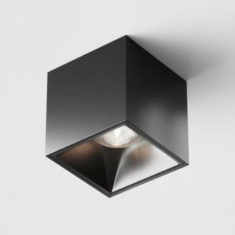 Maytoni Maytoni - Alfa led Square Dimmable Surface Mounted Downlight Black, 900lm, 4000K