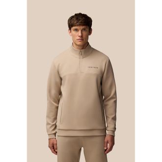 Castore Scuba 1/4 Zip Mens Brown Sweatshirt - Size Medium