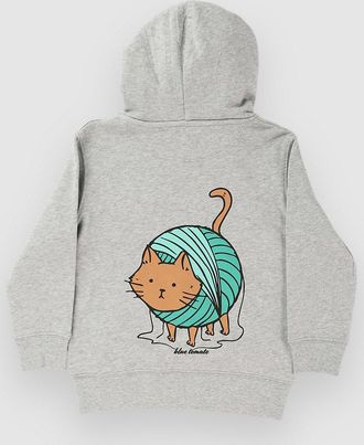 Blue Tomato Yarned Around Kids Hoodie grijs