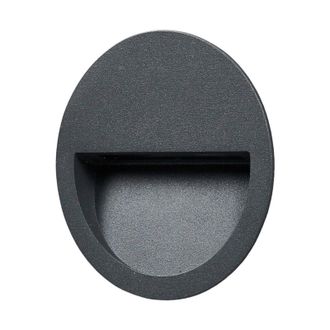 Lucande Lucande - L&aacute;mpara De Pared Exterior loya En Negro Aluminio