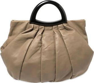 Giorgio Armani Borsa a mano plissettata - Toni neutri