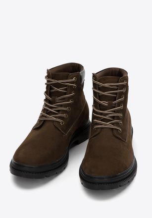 Wittchen Heren Veterschoenen Nubuck Donkergroen Nubuck Leer