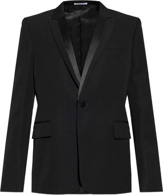 Alexander McQueen Blazer met sjaalkraag - Zwart