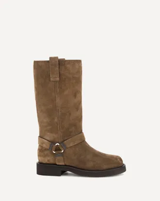 Brunello Cucinelli Suede Boots Female 38