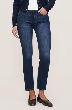 DL1961 Mara Instasculpt Straight Mid Rise Ankle Jeans in Eastside at Nordstrom, Size 29