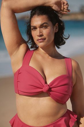Montce Swim Plus Raspberry Hayden Bikini Top