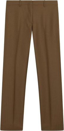 Burberry Shelley Broeken - Dames - Chinos - Bruin - XS - Katoen - Broeken