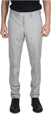 Pantaloni Torino Grijze Wollen Broek - B-Stretch Stof - Heren - Nette broeken - Grijs - S - Wol - Broeken