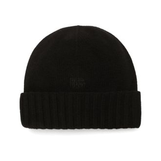 Dolce & Gabbana cashmere beanie black - Dames - Hoeden - Zwart - ONE Size - Accessoires