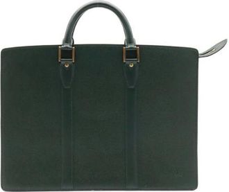 Louis Vuitton Pre-owned Taiga Briefcase - - Pre-owned - Donna - Verde - ONE SIZE