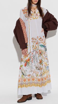 Etro Silk Dress, Womens, Light Blue