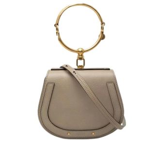 Chlo&eacute; Pre-owned Nile Handtas - Dames - Pre-owned - Grijs - Maat: ONE Size Leer